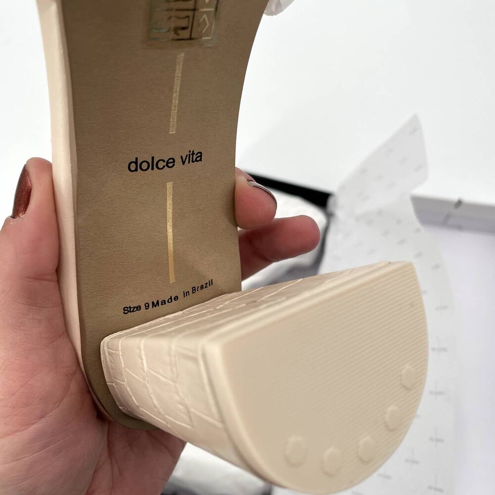 DOLCE VITA New in Box Priana Heels in Cream // 9 - Picture 12 of 13